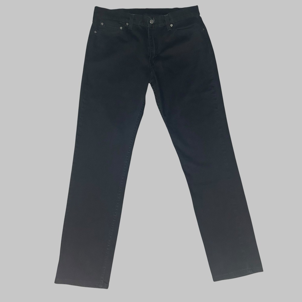 Levis 511 Mens 32x30 Slim Fit Black Wash Denim Jeans